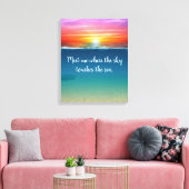 Sunrise Canvas Afdruk (Insitu (Woonkamer))