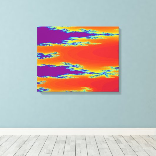 Sunrise Canvas print (Insitu (Houten vloer))