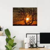 Sunrise canvas print (Thuiskantoor)