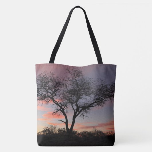 Sunrise Canvas tas (Achterkant)