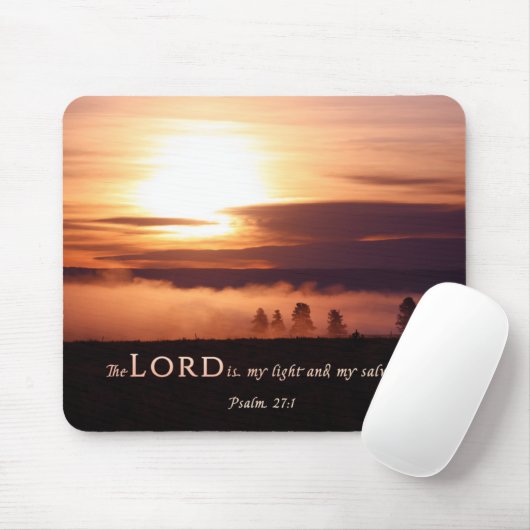 Sunrise Christelijke Mousepad Muismat (Met muis)