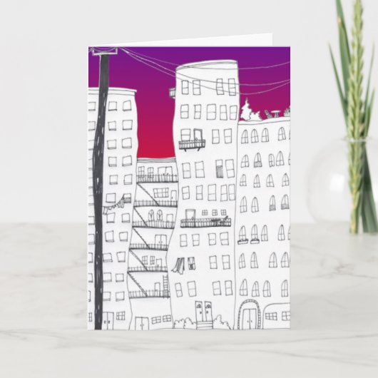 Sunrise City Card Kaart (Voorkant)