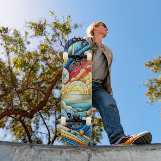 Sunrise City  Persoonlijk Skateboard