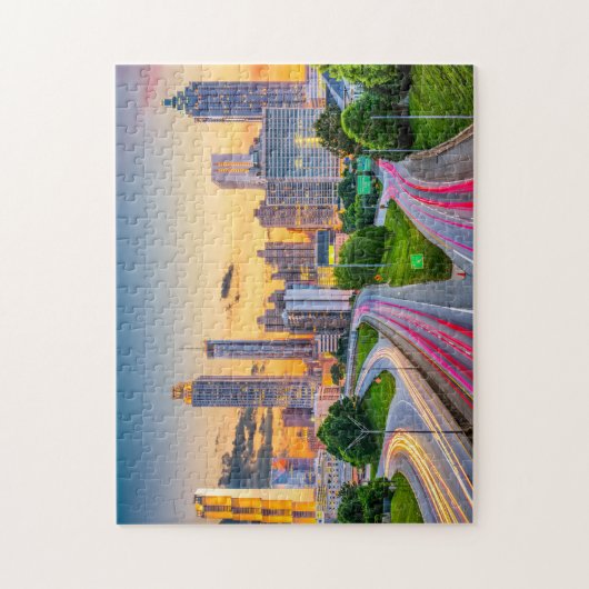 Sunrise Cityscape Building Atlanta Georgia Reivel Legpuzzel (Verticaal)
