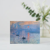 Sunrise - Claude Monet Briefkaart (Staand voorkant)