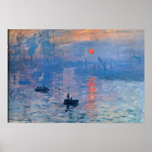 Sunrise - Claude Monet Poster (Voorkant)