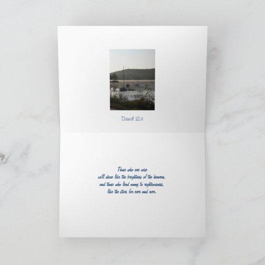 Sunrise Clergy Appreciation Bedankkaart (Binnen)