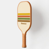 Sunrise Clover Across Striping with Name Pickleball Paddle (Links)