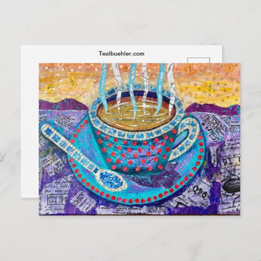 Sunrise Coffee Briefkaart (Voorkant / Achterkant)