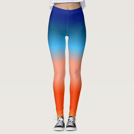 Sunrise Colors Ombre Leggings (Voorkant)