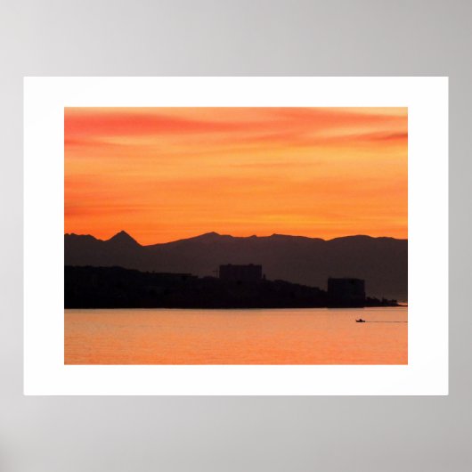 Sunrise, Costa del Sol, Spanje Poster (Voorkant)