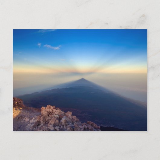 Sunrise de Mount Teide card Briefkaart (Voorkant)