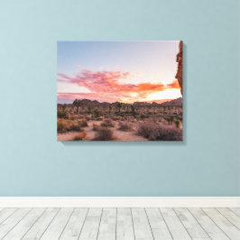 Sunrise Desert Fotografie Decor Canvas Afdruk