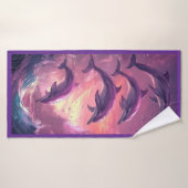 Sunrise Dolphins Strandlaken Badhanddoek (Badhanddoek)