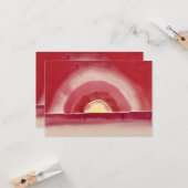 Sunrise door Georgia O'Keefe Kaart (Voorkant / Achterkant in situ)