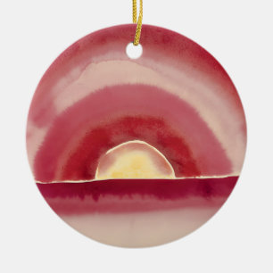 Sunrise door Georgia O'Keefe Keramisch Ornament