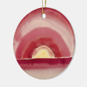 Sunrise door Georgia O'Keefe Keramisch Ornament (Links)