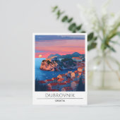 Sunrise Dubrovnik Kroatië Reizen Briefkaart (Staand voorkant)