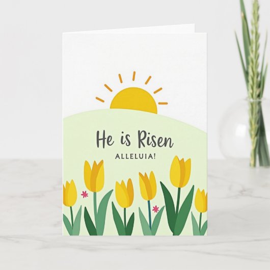 Sunrise Easter Celebration Card Kaart (Voorkant)