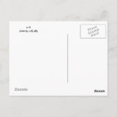 Sunrise en Geese Briefkaart (Achterkant)