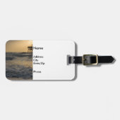 Sunrise en Paddleboarding Bagagelabel (Voorkant horizontaal)