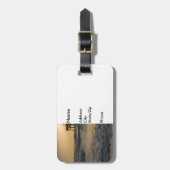Sunrise en Paddleboarding Bagagelabel (Voorkant verticaal)
