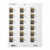 Sunrise en Paddleboarding Etiket (Full Sheet)