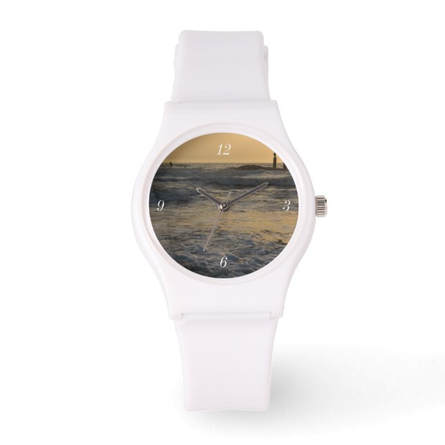 Sunrise en Paddleboarding Horloge (Voorkant)