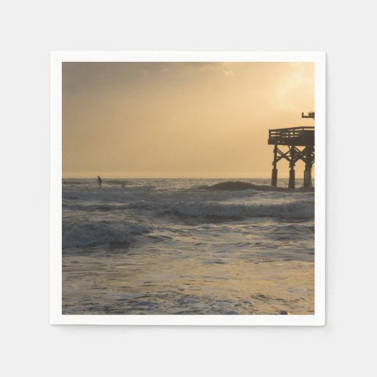 Sunrise en Paddleboarding Servet (Voorkant)