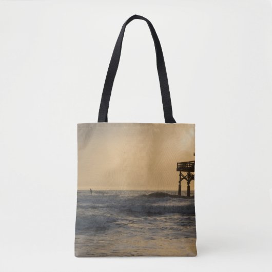 Sunrise en Paddleboarding Tote Bag (Voorkant)