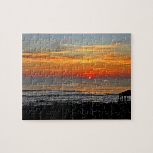 Sunrise en Shore Legpuzzel (Horizontaal)