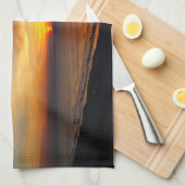 Sunrise en Zee Theedoek (Quarter Fold)