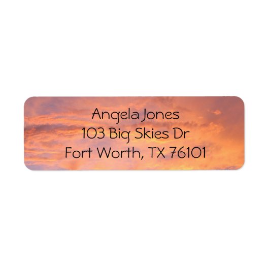 Sunrise Etiket (Voorkant)