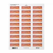 Sunrise Etiket (Full Sheet)