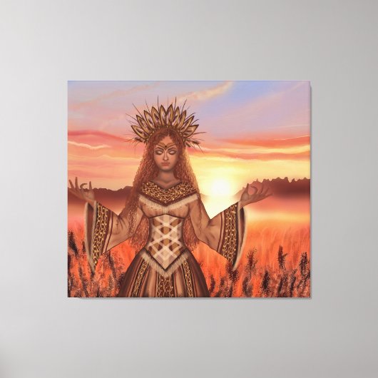 Sunrise - Fantasy Design Canvas Afdruk (Voorkant)