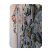 Sunrise Flakstad en Skagsanden Beach Magneet (Verticaal)