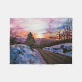 Sunrise Fleece Blanket Deken (Voorkant (Horizontaal))