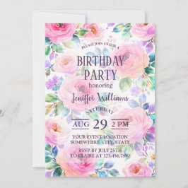 Sunrise Floral Boho Custom Name Design             Kaart