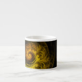 Sunrise Floral Red Abstract Art Espresso Mok (Voorkant)