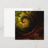 Sunrise Floral Red Abstracte kunst (Voorkant / Achterkant)