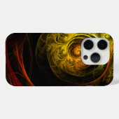 Sunrise Floral Red Abstracte kunst Case-Mate iPhone Case (Achterkant (horizontaal))