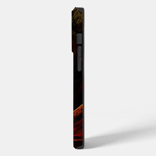 Sunrise Floral Red Abstracte kunst Case-Mate iPhone Case (Achterkant / Links)