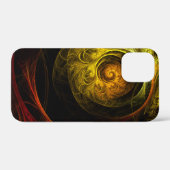 Sunrise Floral Red Abstracte kunst Case-Mate iPhone Case (Achterkant (horizontaal))