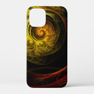 Sunrise Floral Red Abstracte kunst Case-Mate iPhone Case