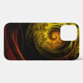 Sunrise Floral Red Abstracte kunst Case-Mate iPhone Case (Achterkant (horizontaal))