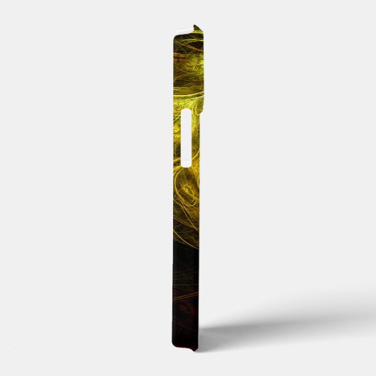 Sunrise Floral Red Abstracte kunst Case-Mate iPhone Case (Achterkant / Rechts)