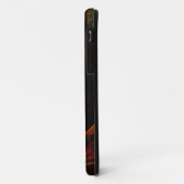 Sunrise Floral Red Abstracte kunst Case-Mate iPhone Case (Achterkant/links)