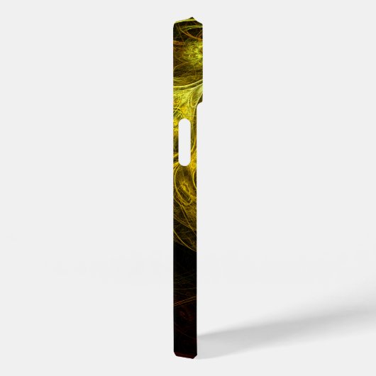 Sunrise Floral Red Abstracte kunst Case-Mate iPhone Case (Achterkant / Rechts)