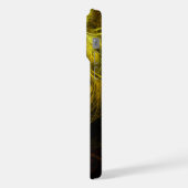 Sunrise Floral Red Abstracte kunst iPhone Hoesje (Linkerkant)