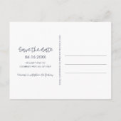 Sunrise Florida Beach Bruiloft Save the Date Aankondigingskaart (Achterkant)